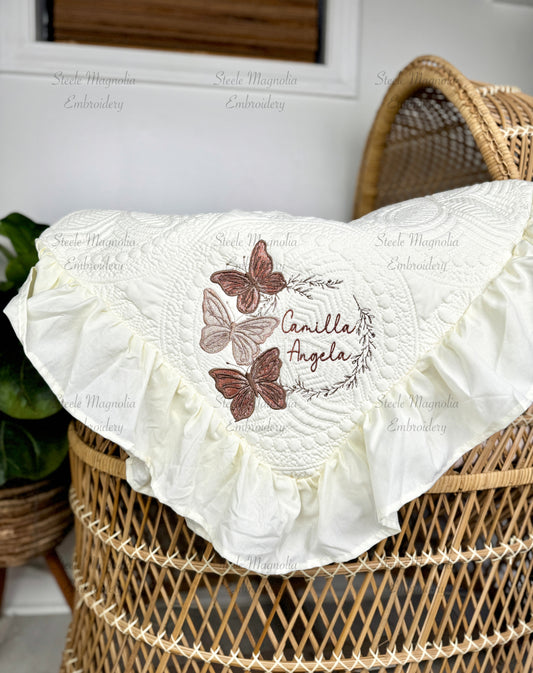 Boho Butterfly Heirloom Quilt