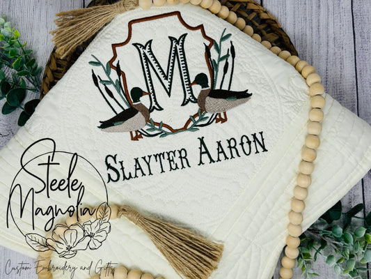 Classic Mallard Crest Heirloom Quilt