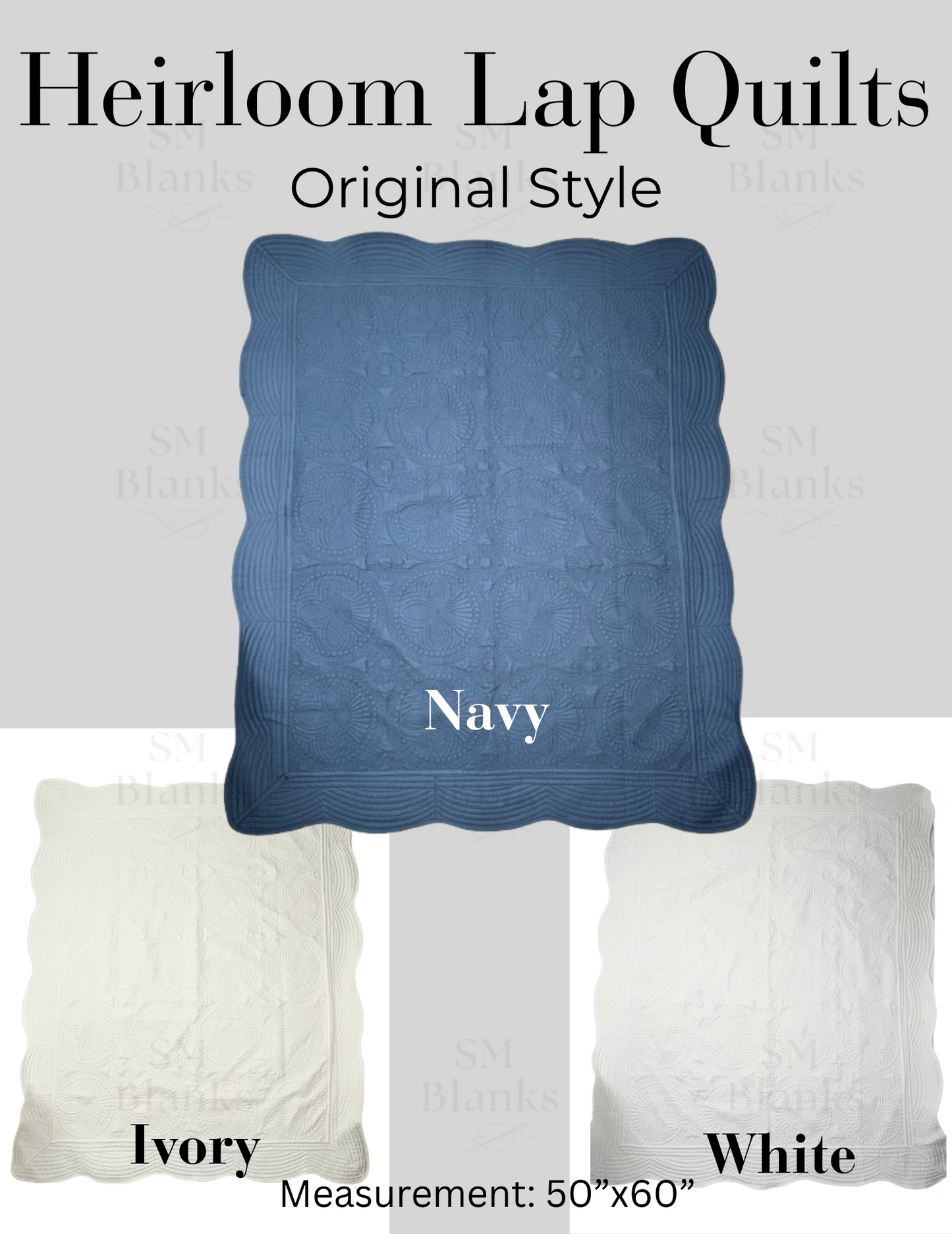 Hunting Deer, Turkey, Mallard, Bass Fishing Crest Heirloom Quilt